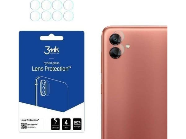 3MK Hybrid glass for kameralinse 3MK Lens Protect Samsung Galaxy A04 [4 PACK]