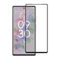 Pikkukuva 1 / 7: Skärmskydd Google Pixel 6A - 3D Härdat Glas - Svart (miljö)