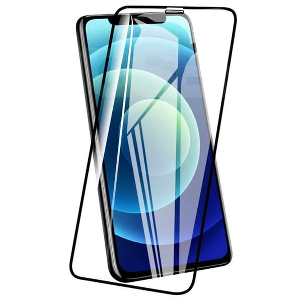 2-pack iPhone 14 Pro herdet glassskjermbeskyttelse karbonfiber