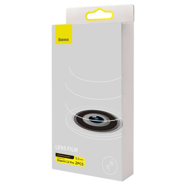 BASEUS Xiaomi 12 Pro Kameralinsskydd i Härdat Glas 0.3mm Rengörings kit