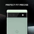 Miniatyrbild 5 av 8: [2-PACK] Google Pixel 6a Härdat glas Kameralinsskydd - Clear
