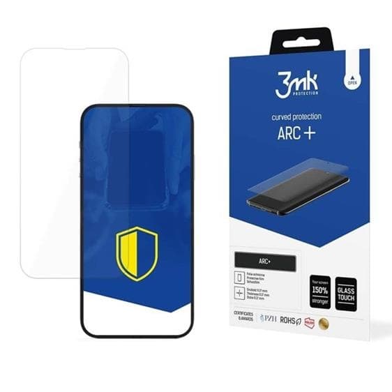 3mk iPhone 14/14 Pro Plastfilm Skärmskydd ARC+ Transparent