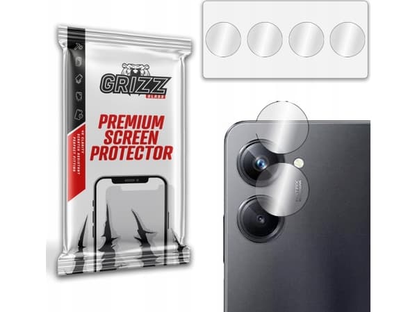 GrizzGlass Grizz hybridglass for Realme 10 Pro-kameraet