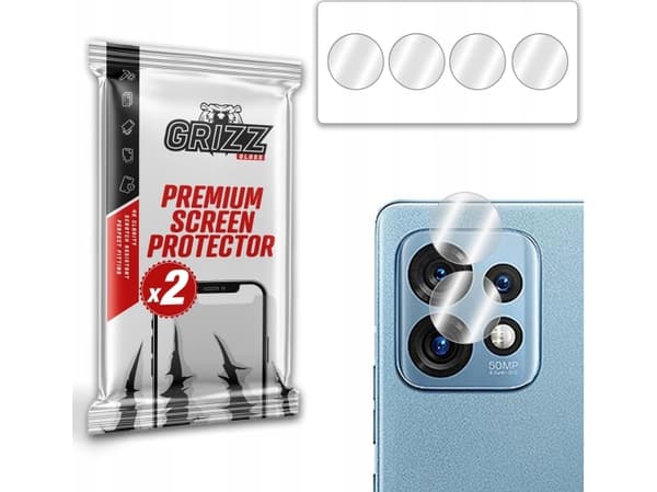 GrizzGlass Hybrid glass for the Grizz Motorola Moto X40 camera