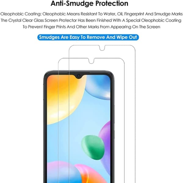 [1-PACK] Xiaomi Redmi 10C Härdat Glas Skärmskydd - Clear