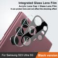 Miniatyrbild 3 av 9: IMAK Härdat Glas Linsskydd Samsung Galaxy S23 Ultra Svart