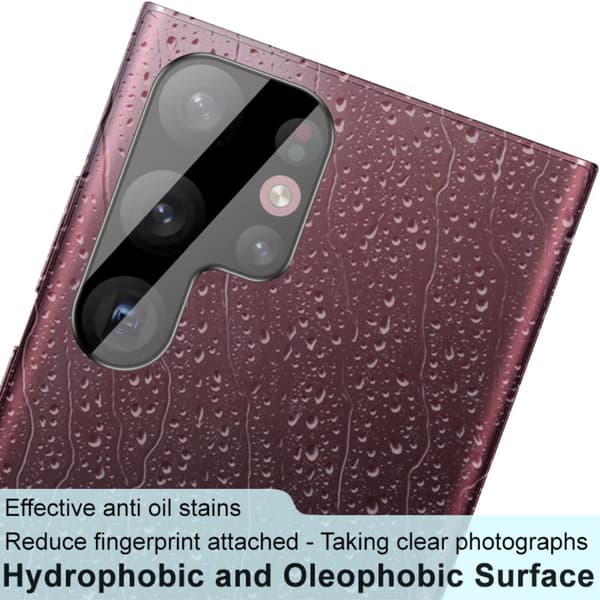 IMAK Härdat Glas Linsskydd Samsung Galaxy S23 Ultra Svart