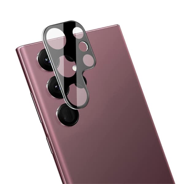 IMAK Härdat Glas Linsskydd Samsung Galaxy S23 Ultra Svart