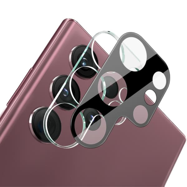 IMAK Härdat Glas Linsskydd Samsung Galaxy S23 Ultra Svart