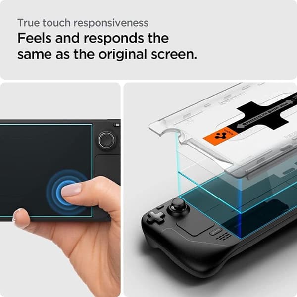 Spigen Steam Deck Härdat Glas Skärmskydd EZ FIT - Clear