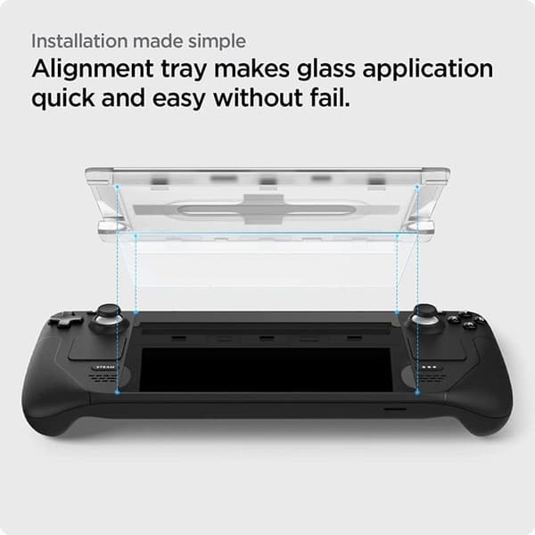 Spigen Steam Deck Härdat Glas Skärmskydd EZ FIT - Clear