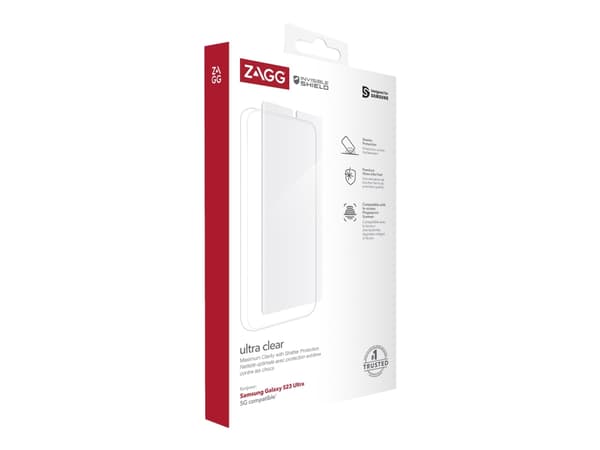 ZAGG InvisibleShield Ultra Clear - Skärmskydd för mobiltelefon - för Samsung Galaxy S23 Ultra
