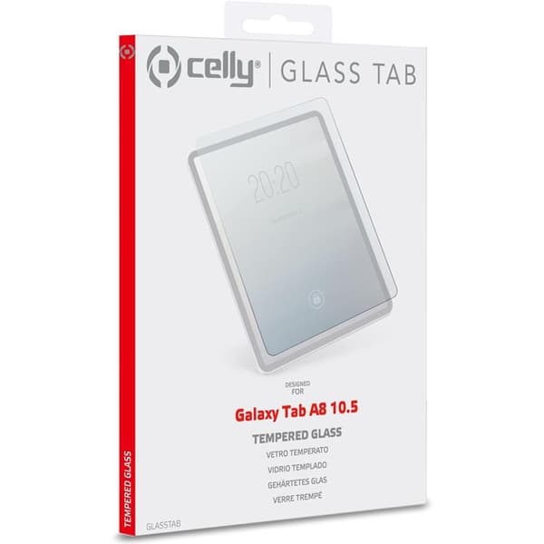 CELLY Galaxy Tab A8 10.5 Härdat Glas Skärmskydd