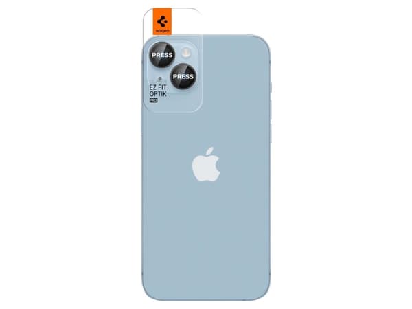 Spigen EZ Fit Optik Pro, Linsskydd, Svart, Transparent, Härdat glas, Apple, iPhone 14 (6.1-inch) 2022 iPhone 14 Plus (6.7-inch) 2022, Låda