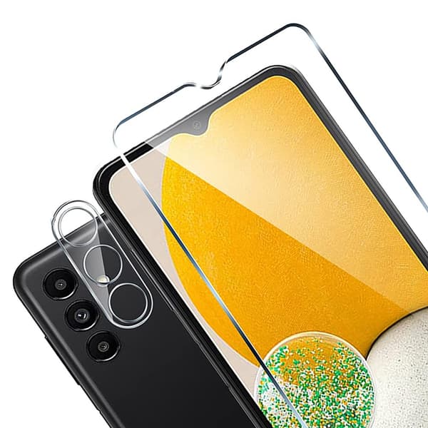 Samsung Galaxy A04s Sk�rmskydd och Kameralinsskydd (3-pack)