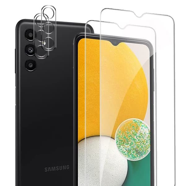Samsung Galaxy A04s Sk�rmskydd och Kameralinsskydd (3-pack)