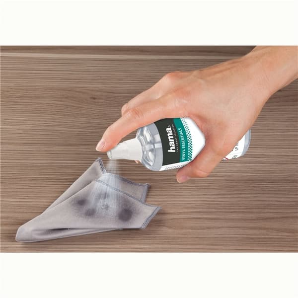 Hama Rengöringskit Vinylskivor Borste och Rengöringsmedel 100 ml