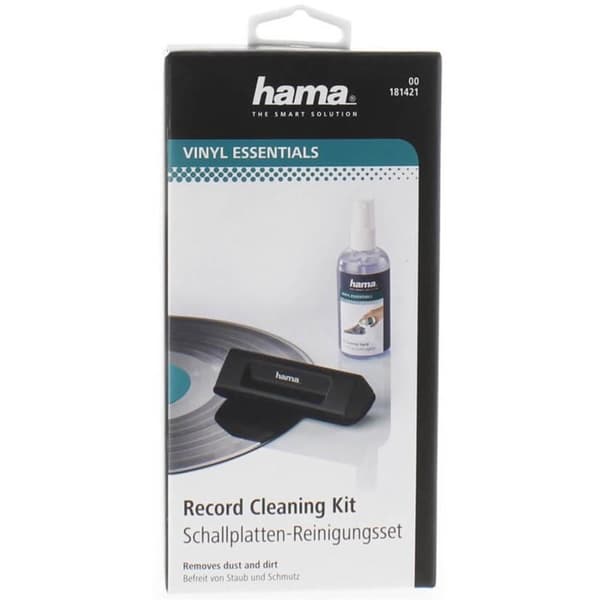 Hama Rengöringskit Vinylskivor Borste och Rengöringsmedel 100 ml