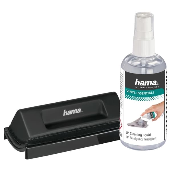 Hama Rengöringskit Vinylskivor Borste och Rengöringsmedel 100 ml
