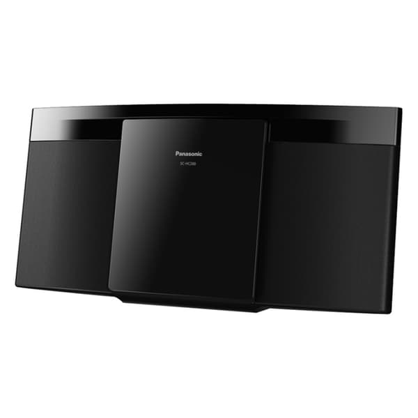 Panasonic Kompakt vägghängd microstereo svart Svart