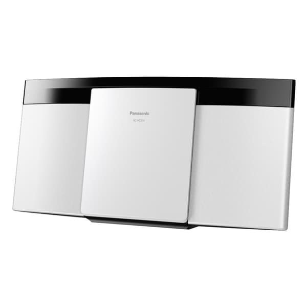 Panasonic Kompakt vägghängd microstereo Sort, Hvid