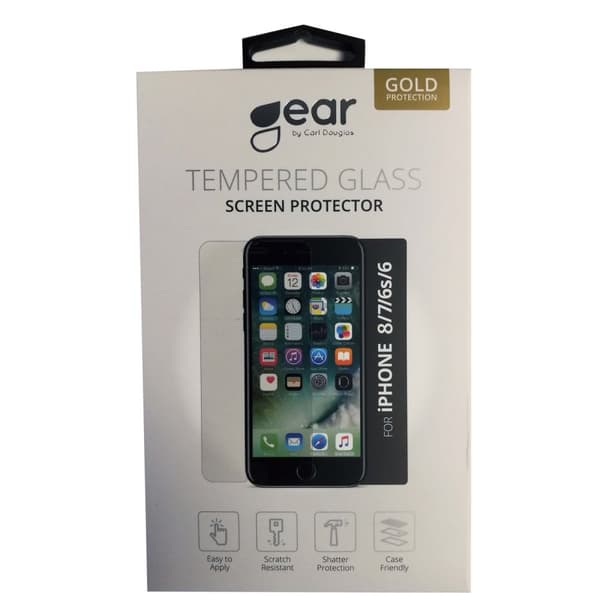Gear Skjermbeskyttelse 2.5D iPhone 6/7/8/SE