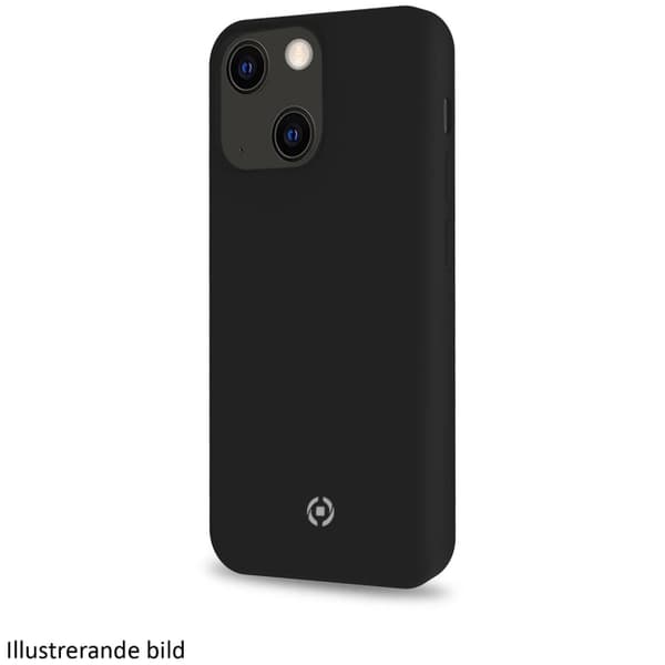 Celly Cromo Soft gummideksel iPhone 14 Svart