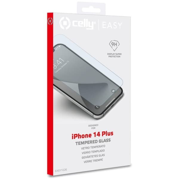 Celly Skærmbeskyttelse af hærdet glas til iPhone 14 Plus