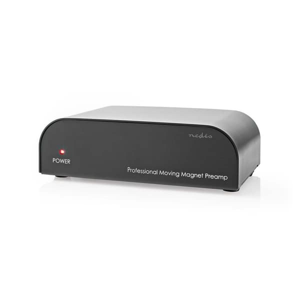 Nedis Forforstærker | Tilslutninger indgang: 1x RCA | Tilslutninger udgang: 1x RCA | 2 Kanaler | Phono / Pladespiller | Automatisk | Sort