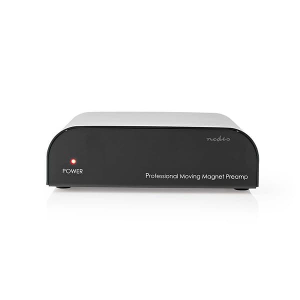 Nedis Forforstærker | Tilslutninger indgang: 1x RCA | Tilslutninger udgang: 1x RCA | 2 Kanaler | Phono / Pladespiller | Automatisk | Sort