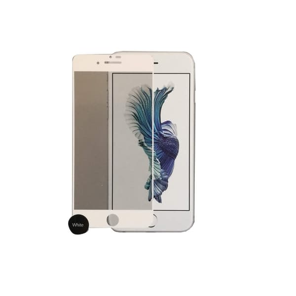 Gear Härdat Glas 3D Gum Full Cover Vit iPhone6