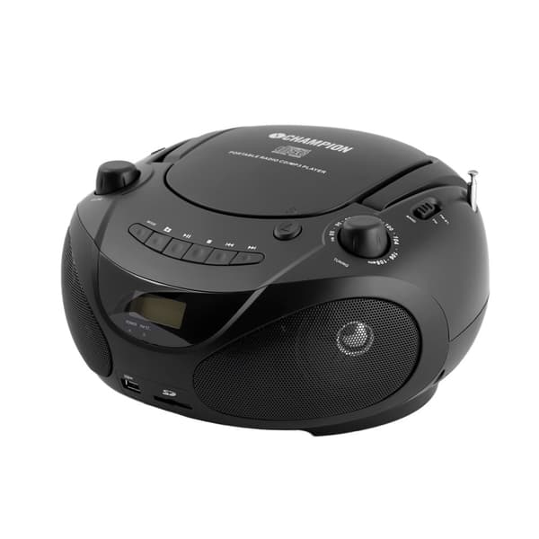 Champion Boombox CD/Radio/MP3/USB Svart