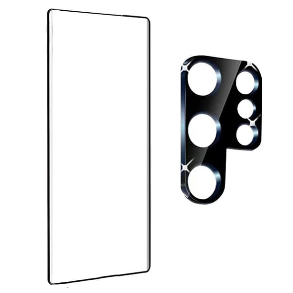 3-PACK Galaxy S23 Ultra 1 Set 3D Skärmskydd + 3D Kameralinsskydd