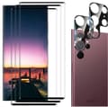 Miniatyrbild 3 av 11: 2-PACK Galaxy S23 Ultra 1 Set 3D Skärmskydd + 3D Kameralinsskydd