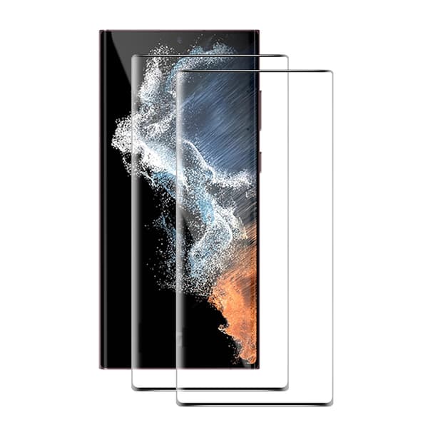Galaxy S23 Ultra - Skärmskydd 3D + Kameralinsskydd (2-PACK!)