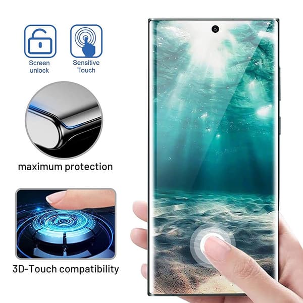 Galaxy S23 Ultra - Skärmskydd 3D + Kameralinsskydd (2-PACK!)