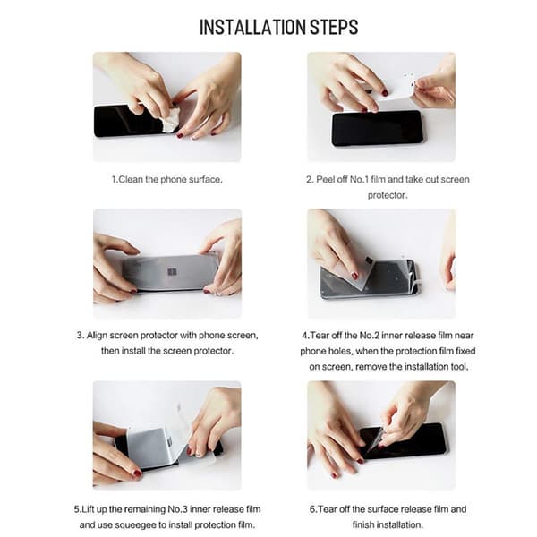 2-PACK Samsung Galaxy S23 Ultra - Genomtänkt Skärmskydd i Hydrogel-variant