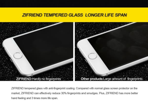 ZiFriend Crystal Skärmskydd Härdat Glas - iPhone SE 2020