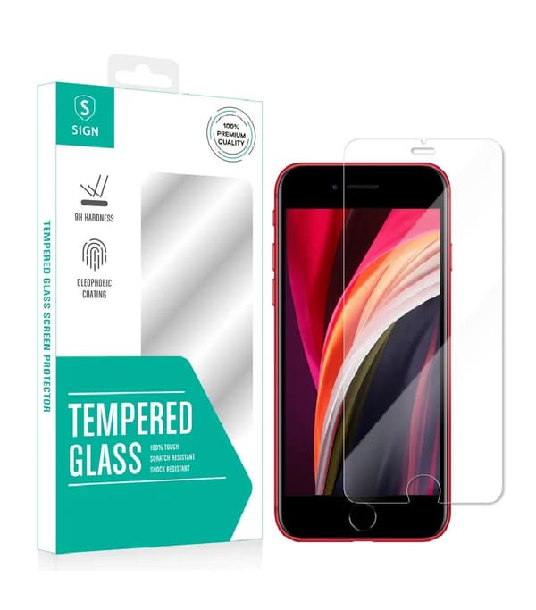 SiGN iPhone SE (2020/2022) Härdat Glas Skärmskydd