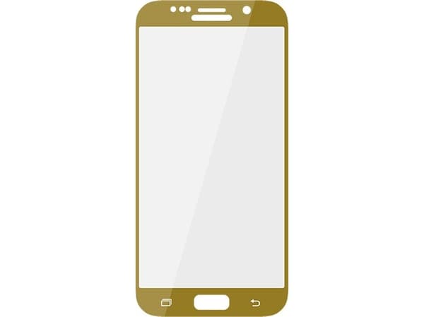 Blåseherdet glass til Samsung Galaxy S8+, gullramme