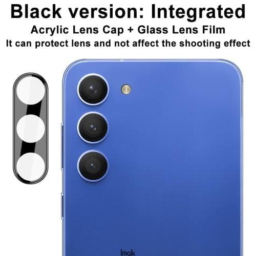 Samsung Galaxy S23+ (Plus) / S23 IMAK Lens Tempered Glass + Lens Cap