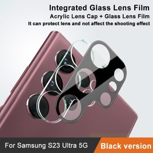 Samsung Galaxy S23 Ultra IMAK Objektiv hærdet glas+objektivdæksel
