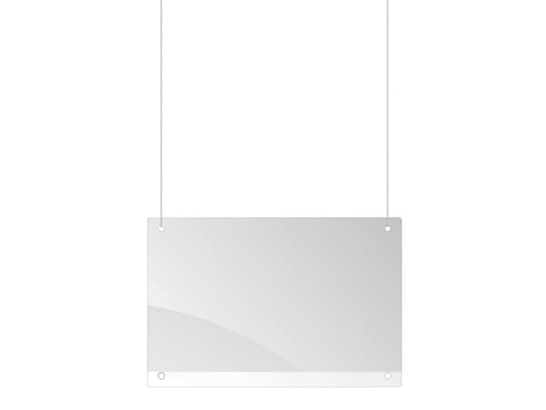 Franken SPA6510, Gjennomsiktig, Akryl glass, 1000 x 650 mm, 1000 mm, 650 mm, 2 mm