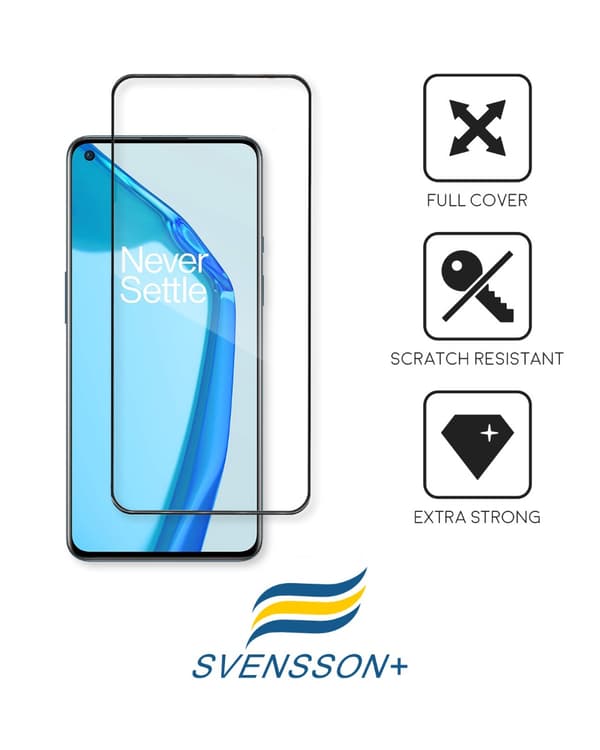 Svensson Plus Full Cover Tempered Glass For OnePlus 9 10-pack