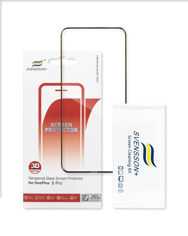 Svensson Plus Full Cover Tempered Glass For OnePlus 9 Pro Retail Pack