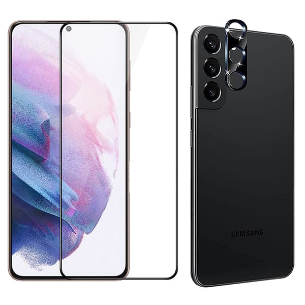 2-PACK Galaxy S23 2.5D Skärmskydd Kameralinsskydd HD 0,3mm