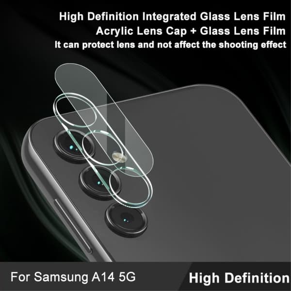 IMAK Härdat Glas Linsskydd Samsung Galaxy A14 Transparent