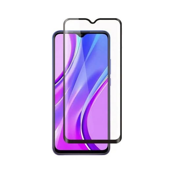 Skärmskydd Motorola Moto E20 - 3D Härdat Glas - Svart (miljö)
