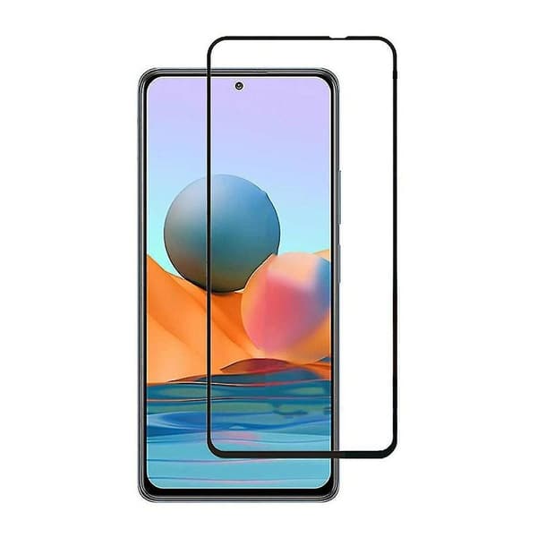 Skärmskydd Xiaomi Redmi Note 11/11S - 3D Härdat Glas - Svart (miljö)