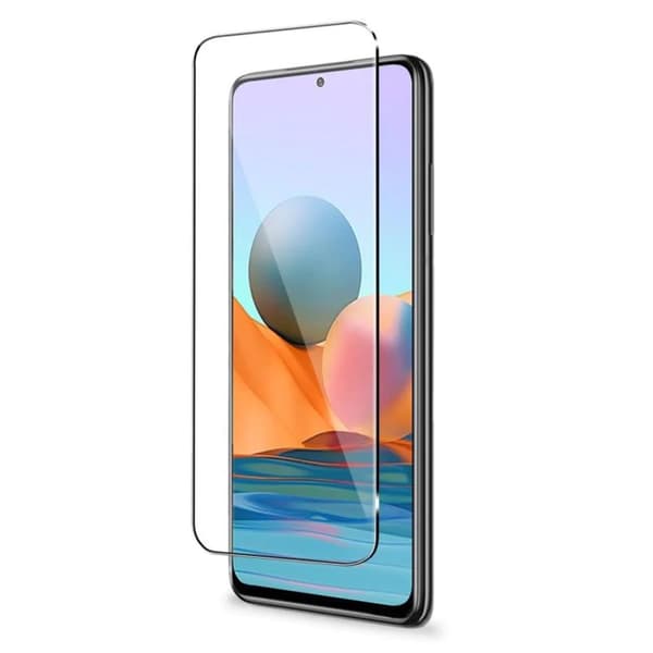 Skärmskydd Xiaomi Redmi Note 11 Pro - 3D Härdat Glas - Svart (miljö)